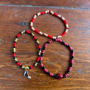 Colorful Beaded Bracelets Set